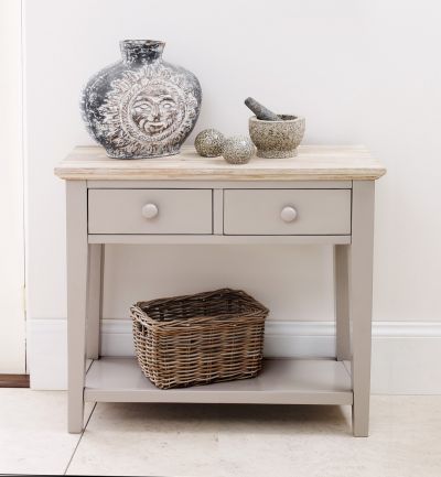 console table (2 drawer)