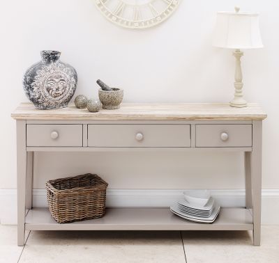 console table (3 drawer)