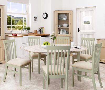 large round extending table (115/160)