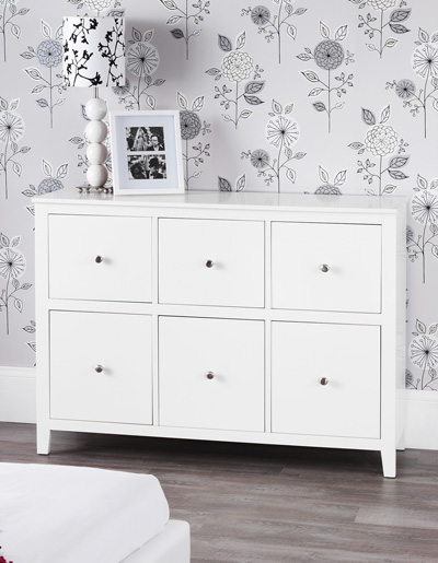 6 drawer wide chest