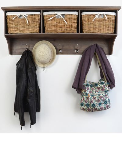 Acacia large hanging shelf