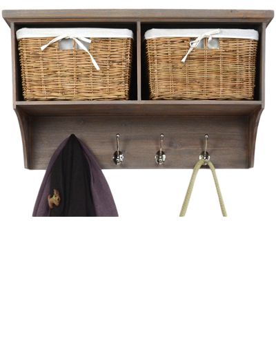 Acacia small hanging shelf