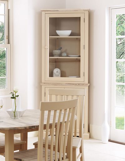 Corner display cabinet